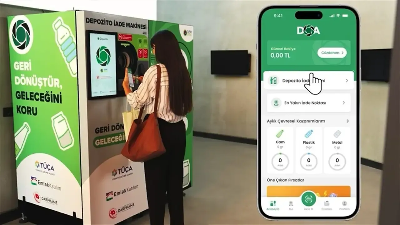 DOA sistemiyle 7,6 milyon ambalaj toplandı