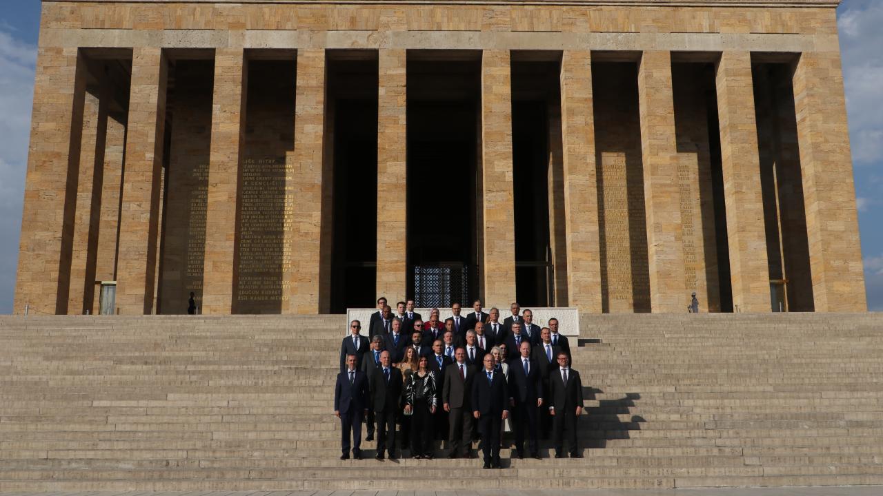 NATO heyeti, Anıtkabir'i ziyaret etti