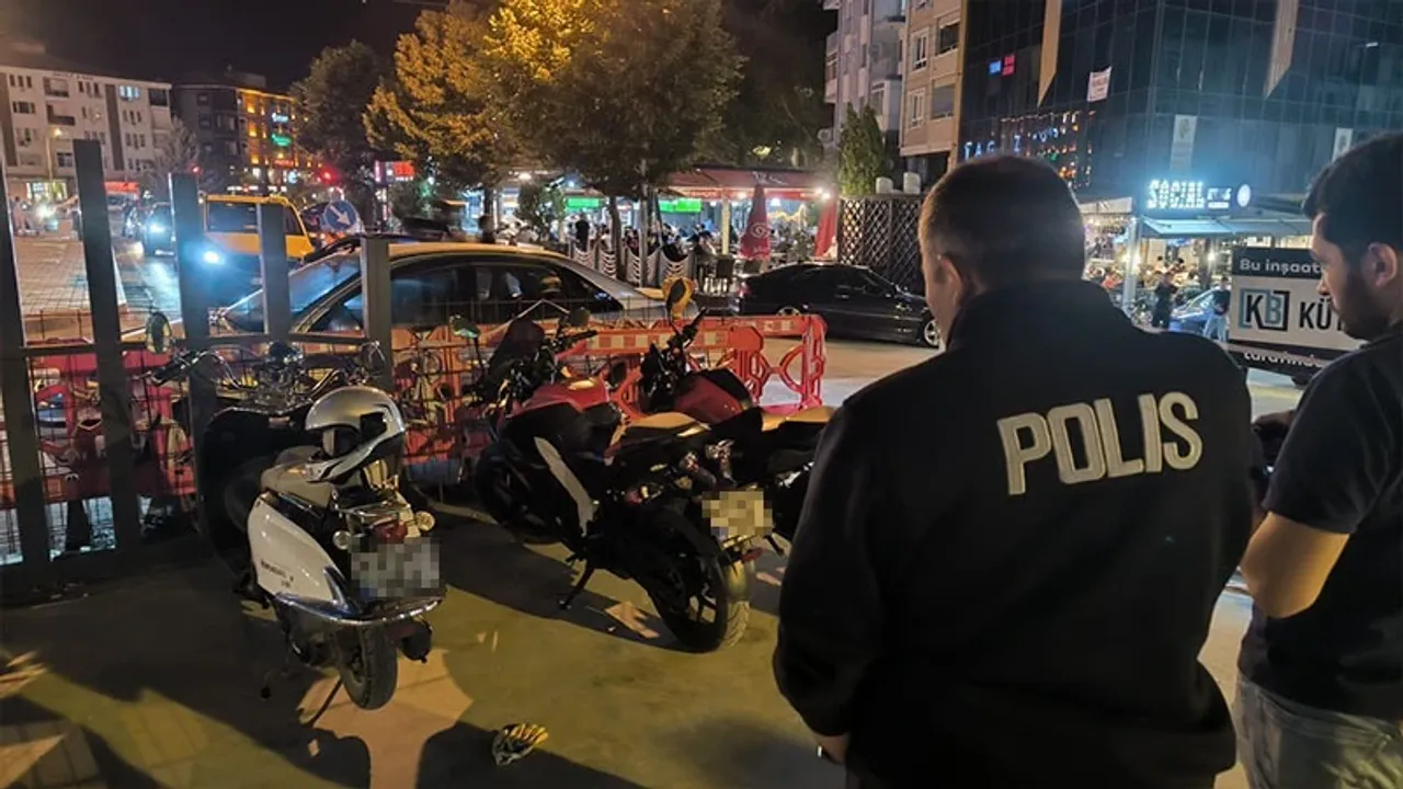 Kütahya'da motosiklet hırsızının oyununu polis bozdu