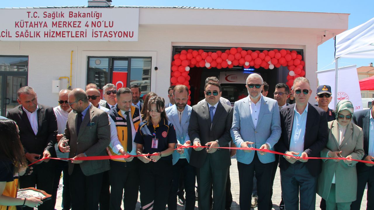 Kütahya’da yeni 112 Acil istasyonu açıldı