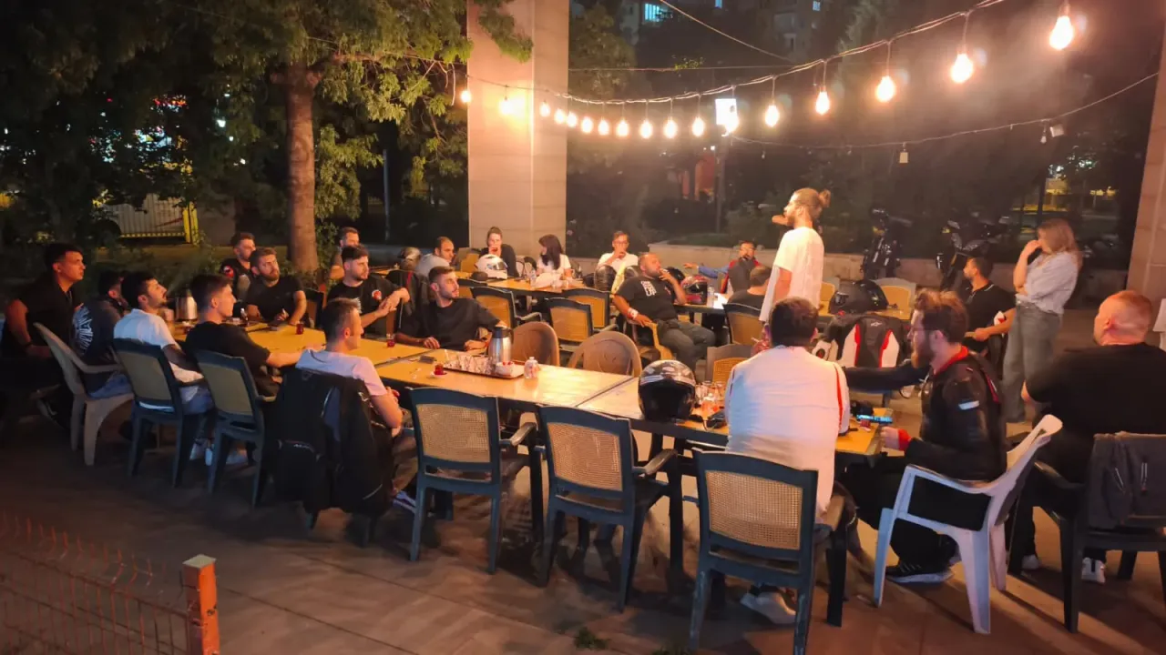 Kütahya’da motosiklet tutkunları 30 Ağustos için buluştu