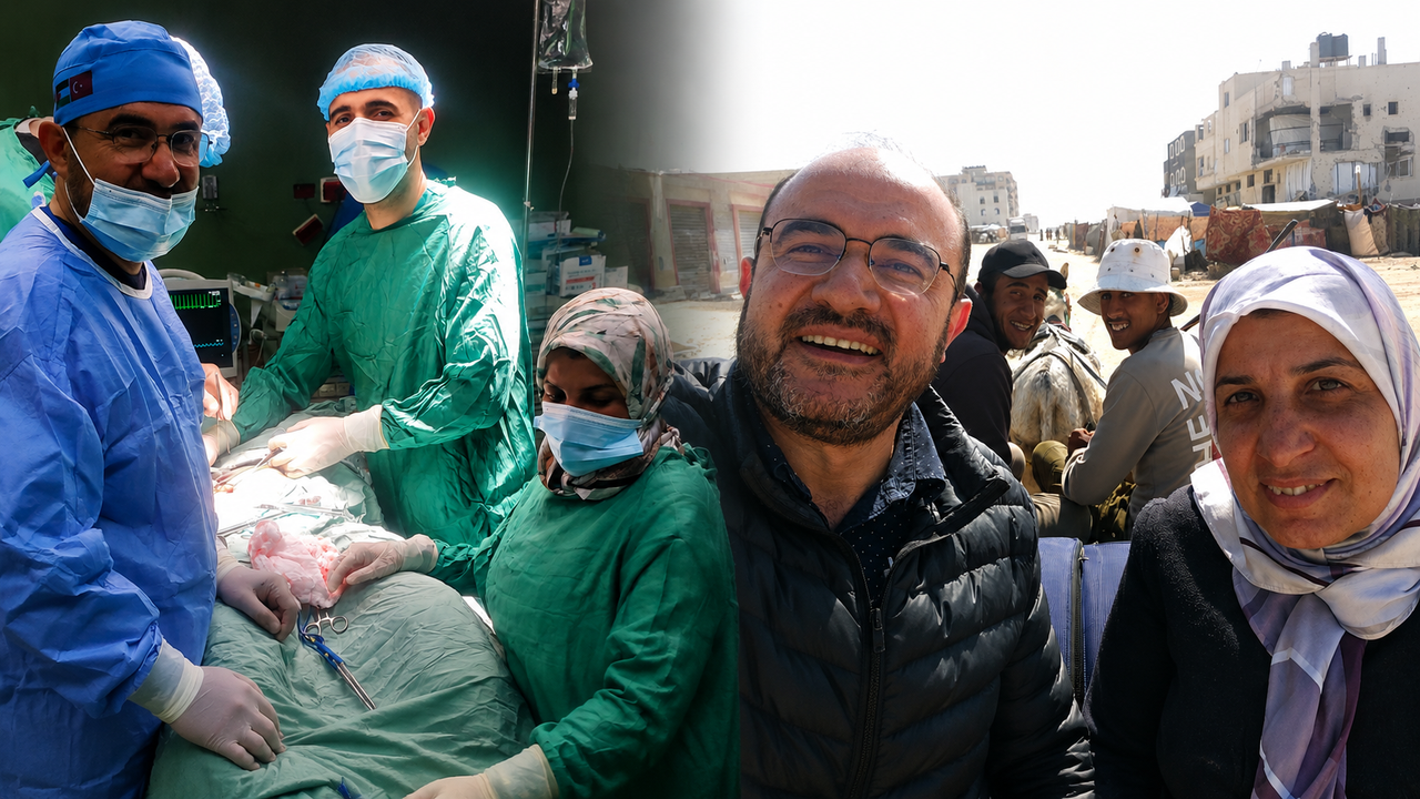 Gazze’de doktorluk yapan Kütahyalı Prof. Dr. Uygun: "Saldırıların gölgesinde umudu uçuruyorlar"