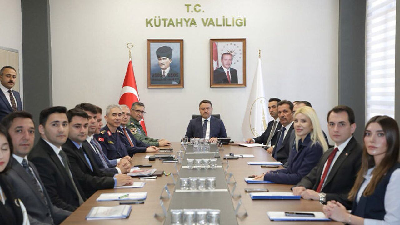 Kütahya’da güvenlik ve asayiş toplantısı yapıldı